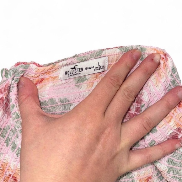 Hollister Floral Romper Juniors Size L - Picture 3 of 3